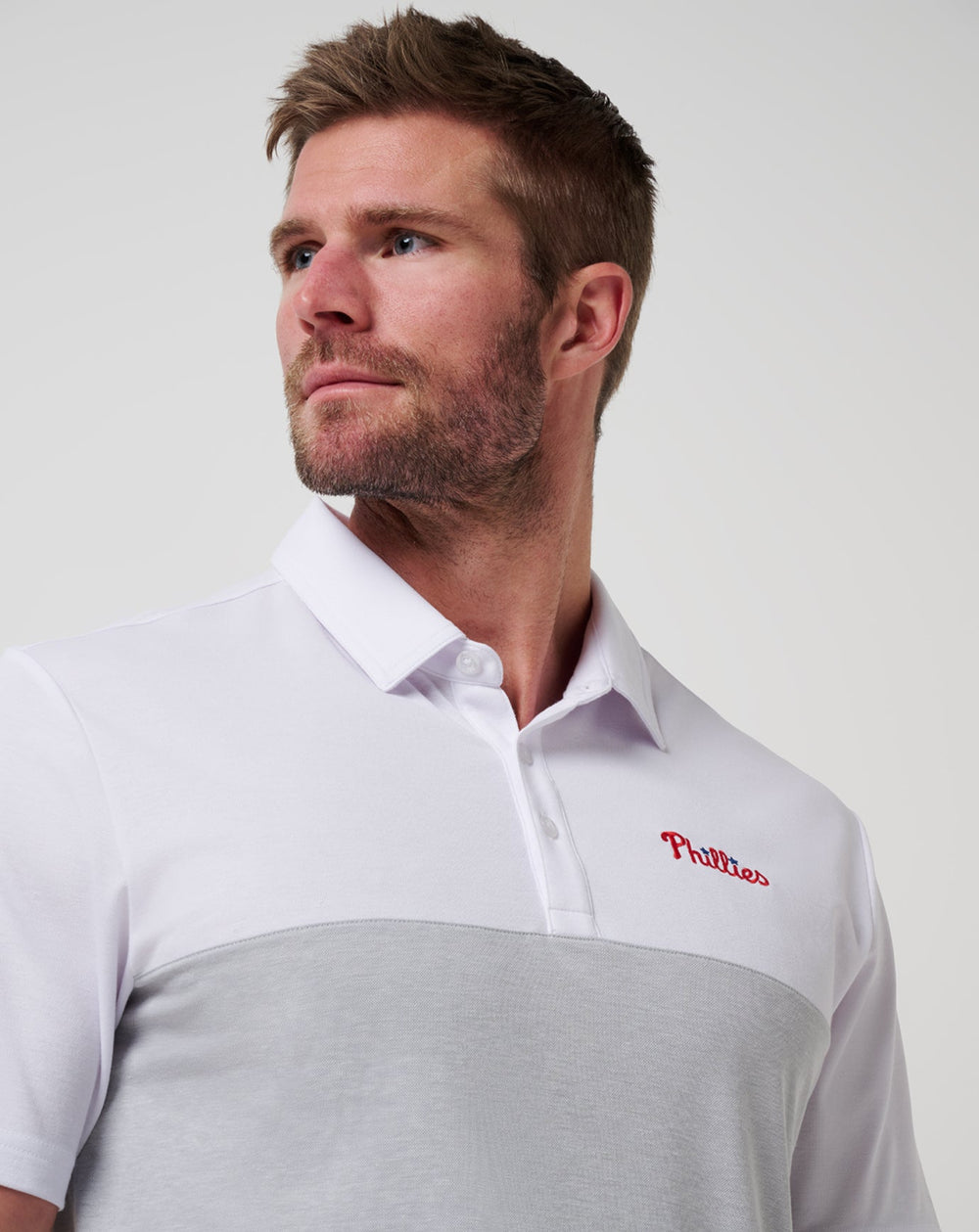 White/Heather Grey Travis Mathew