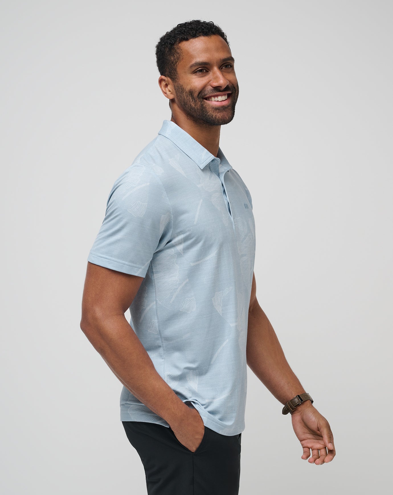 Heather Dusty Blue Travis Mathew