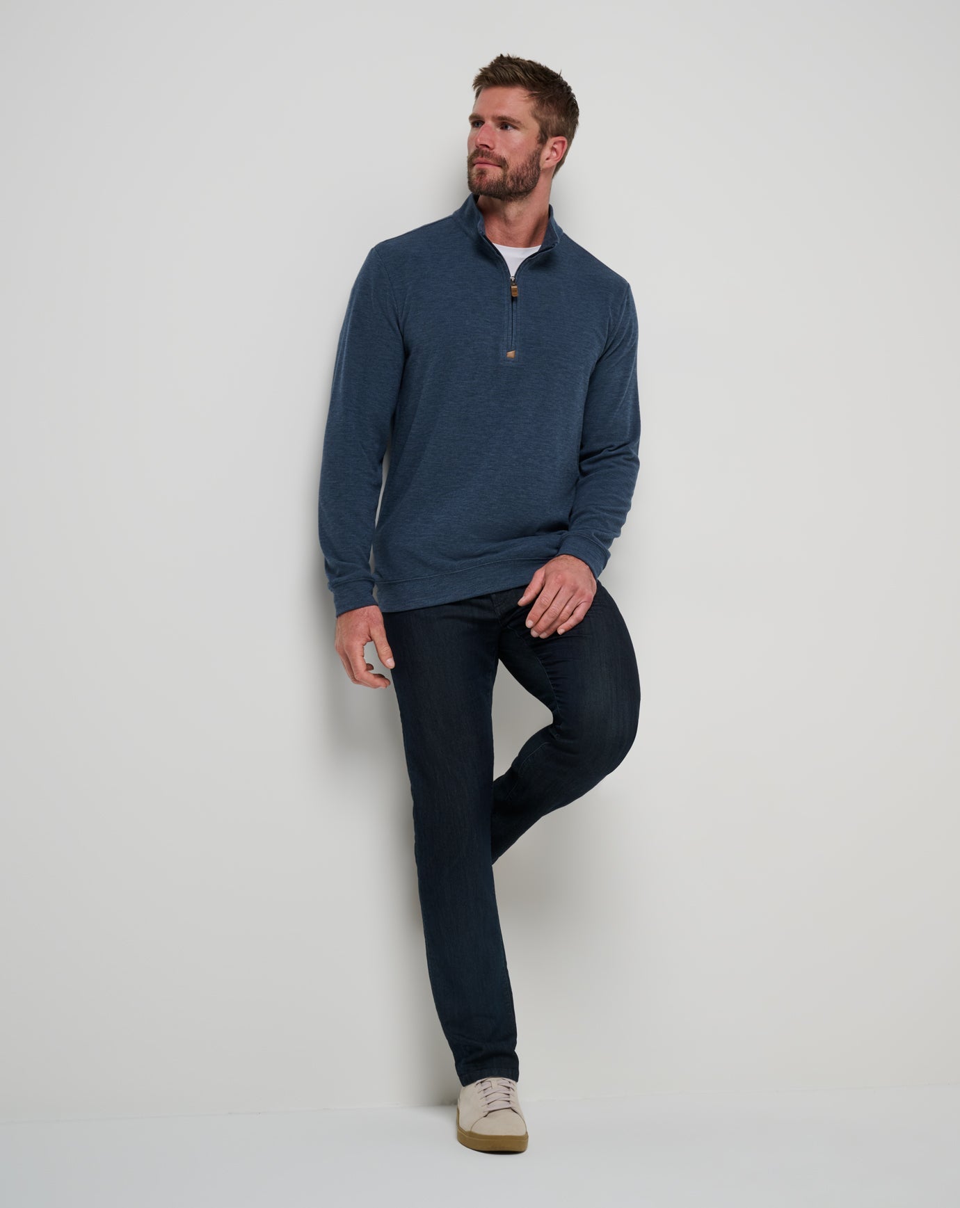 Heather Navy Travis Mathew