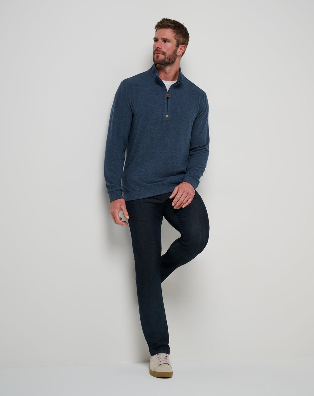 Heather Navy Travis Mathew