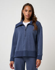 Heather Navy Blazer Travis Mathew