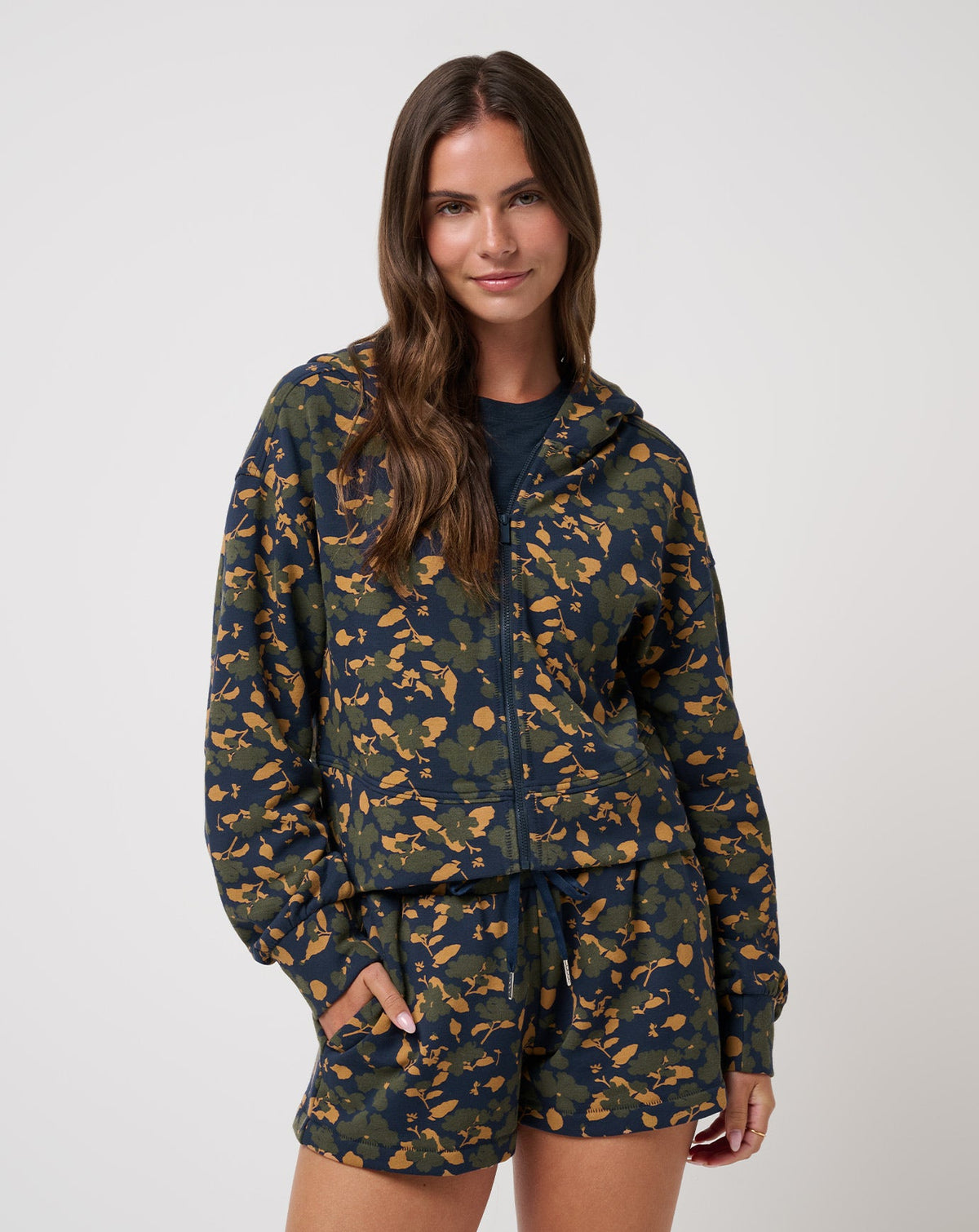 Navy Blazer Floral Multi Travis Mathew