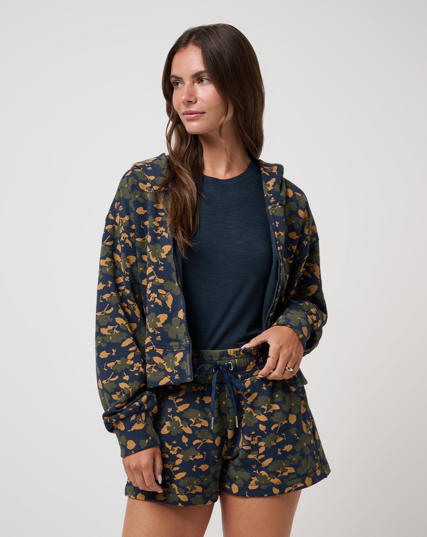 Navy Blazer Floral Multi Travis Mathew