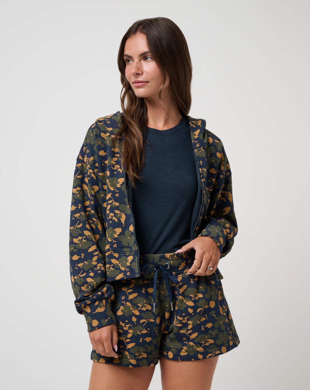 Navy Blazer Floral Multi Travis Mathew