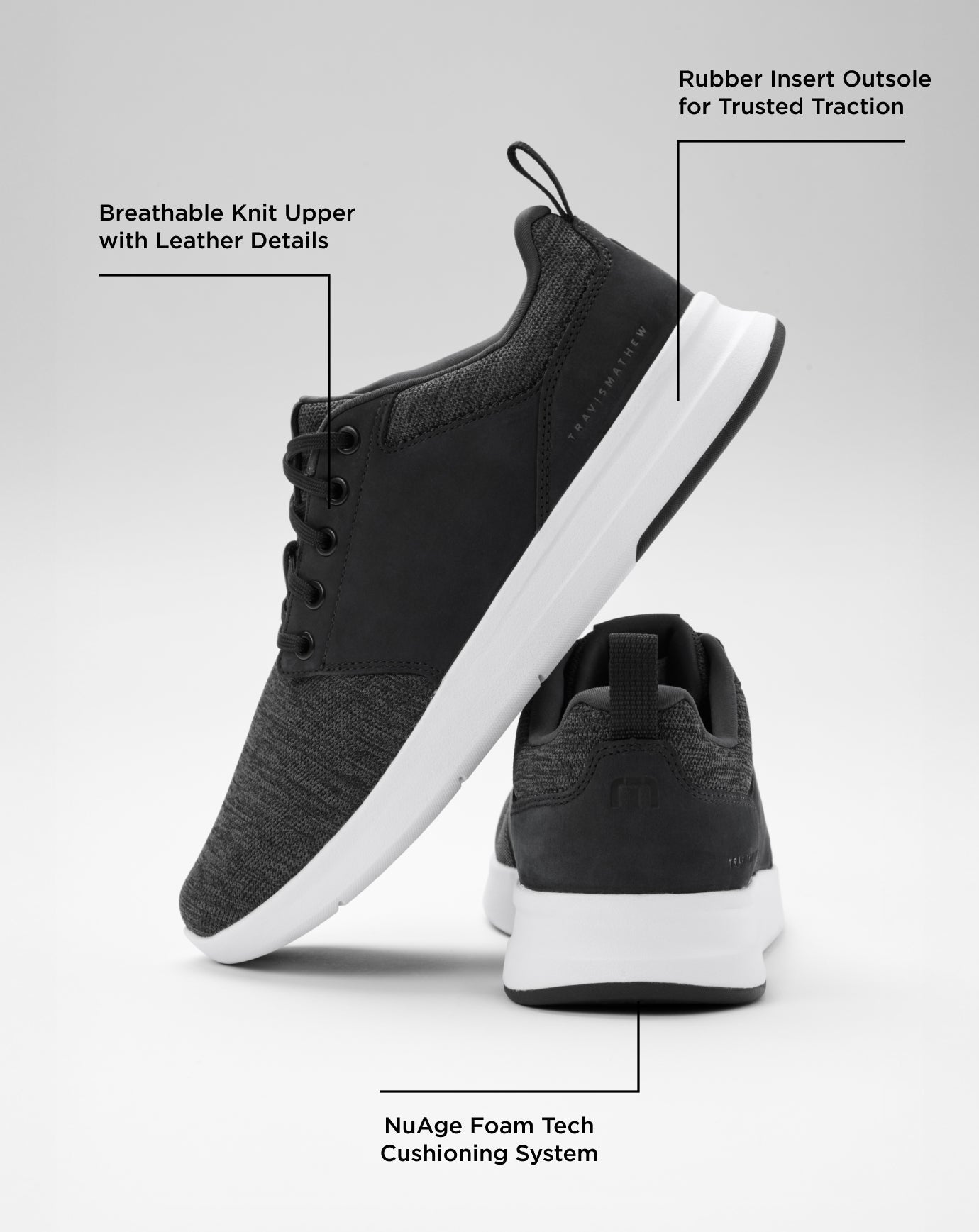Heather Black/Black Travis Mathew