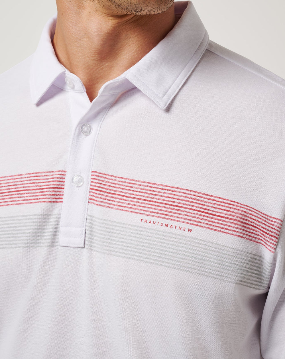 White/Crimson Travis Mathew