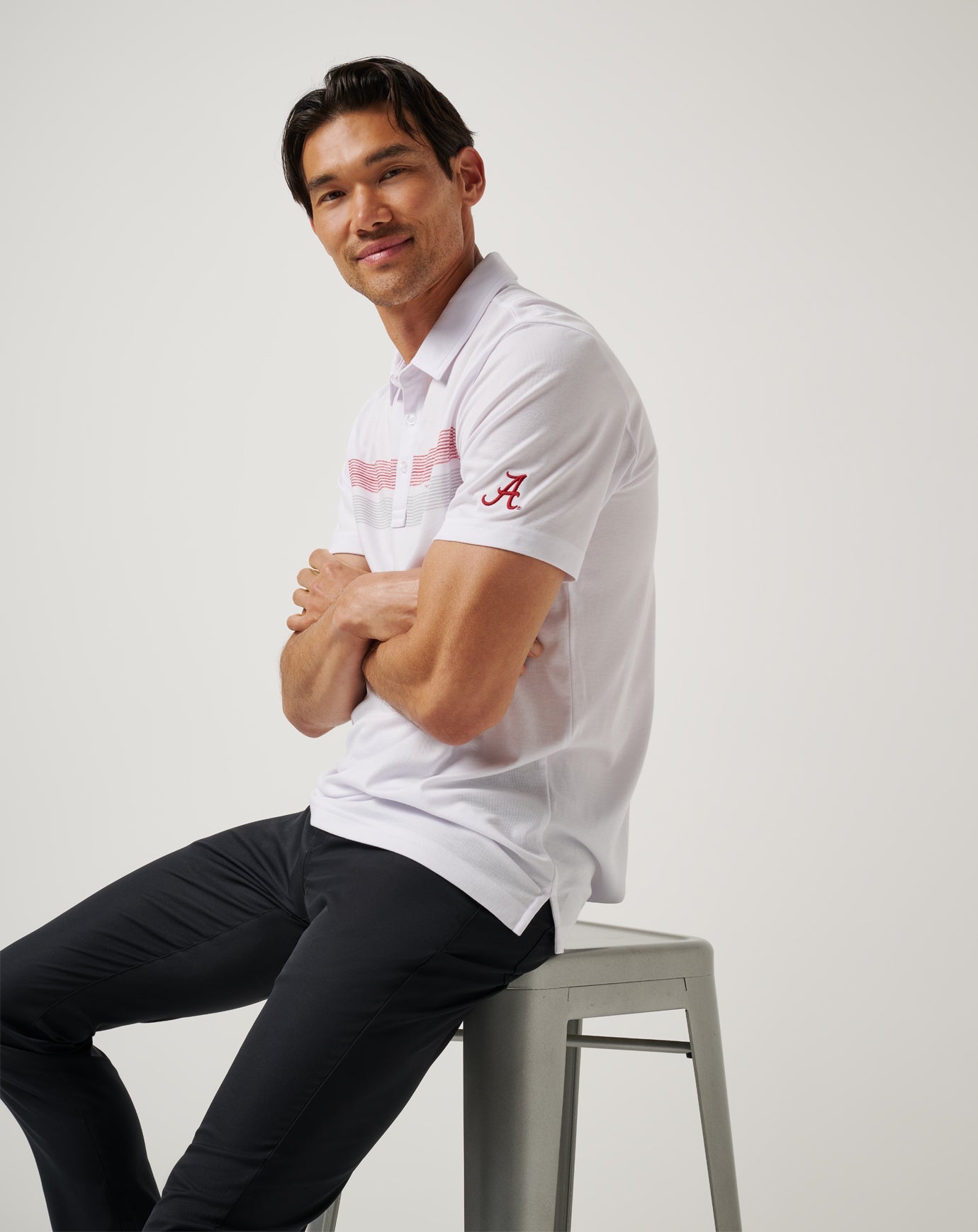 White/Crimson Travis Mathew