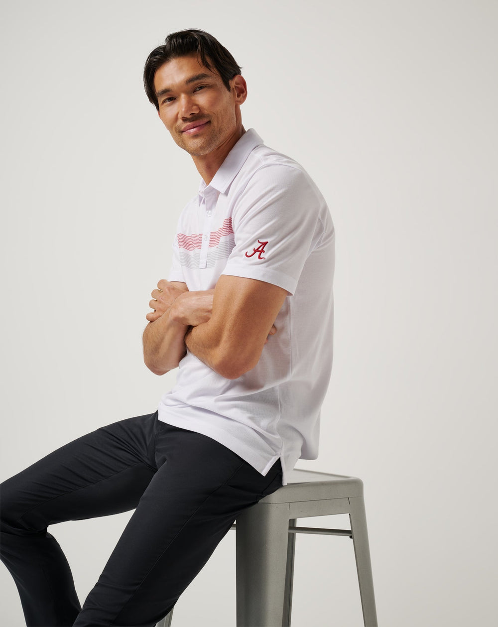 White/Crimson Travis Mathew