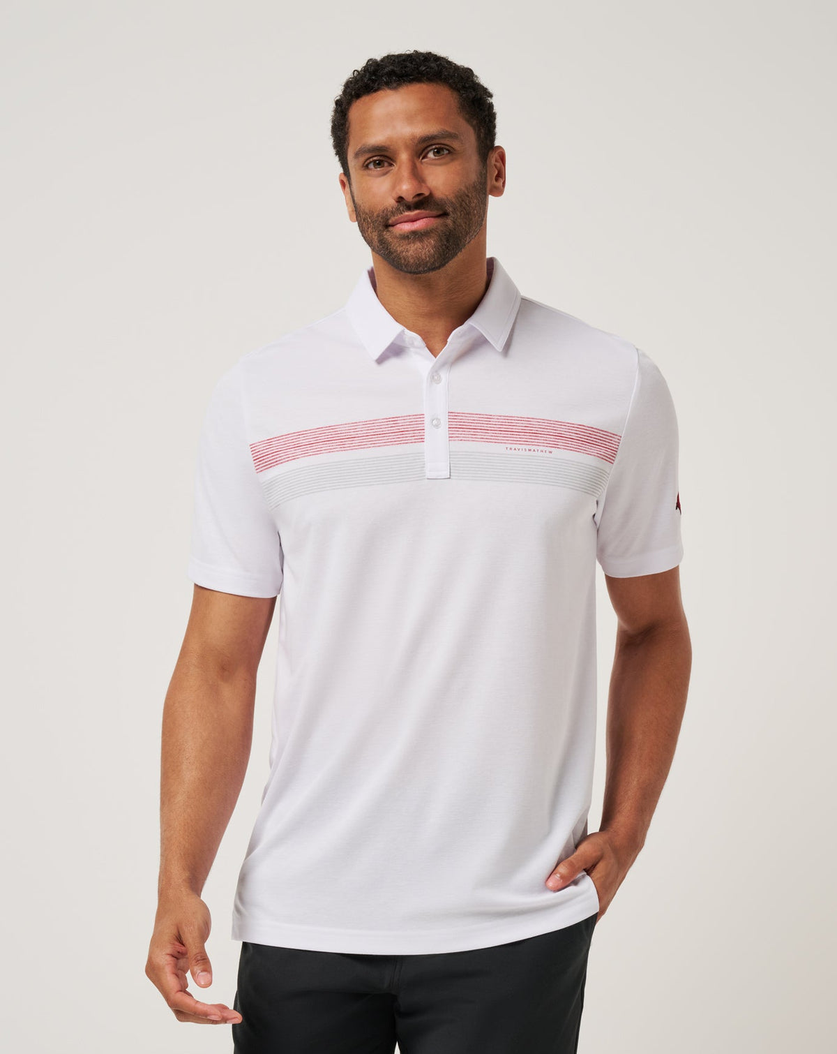 White/Crimson Travis Mathew