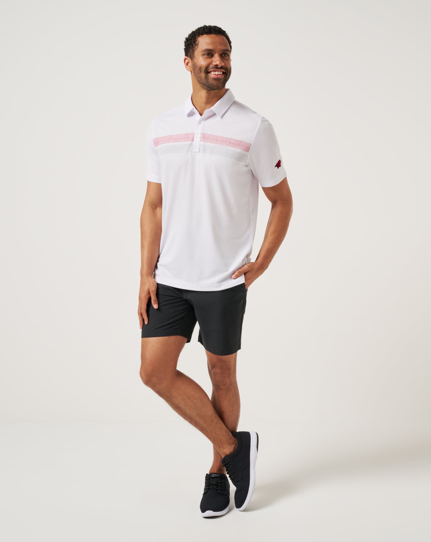 White/Crimson Travis Mathew