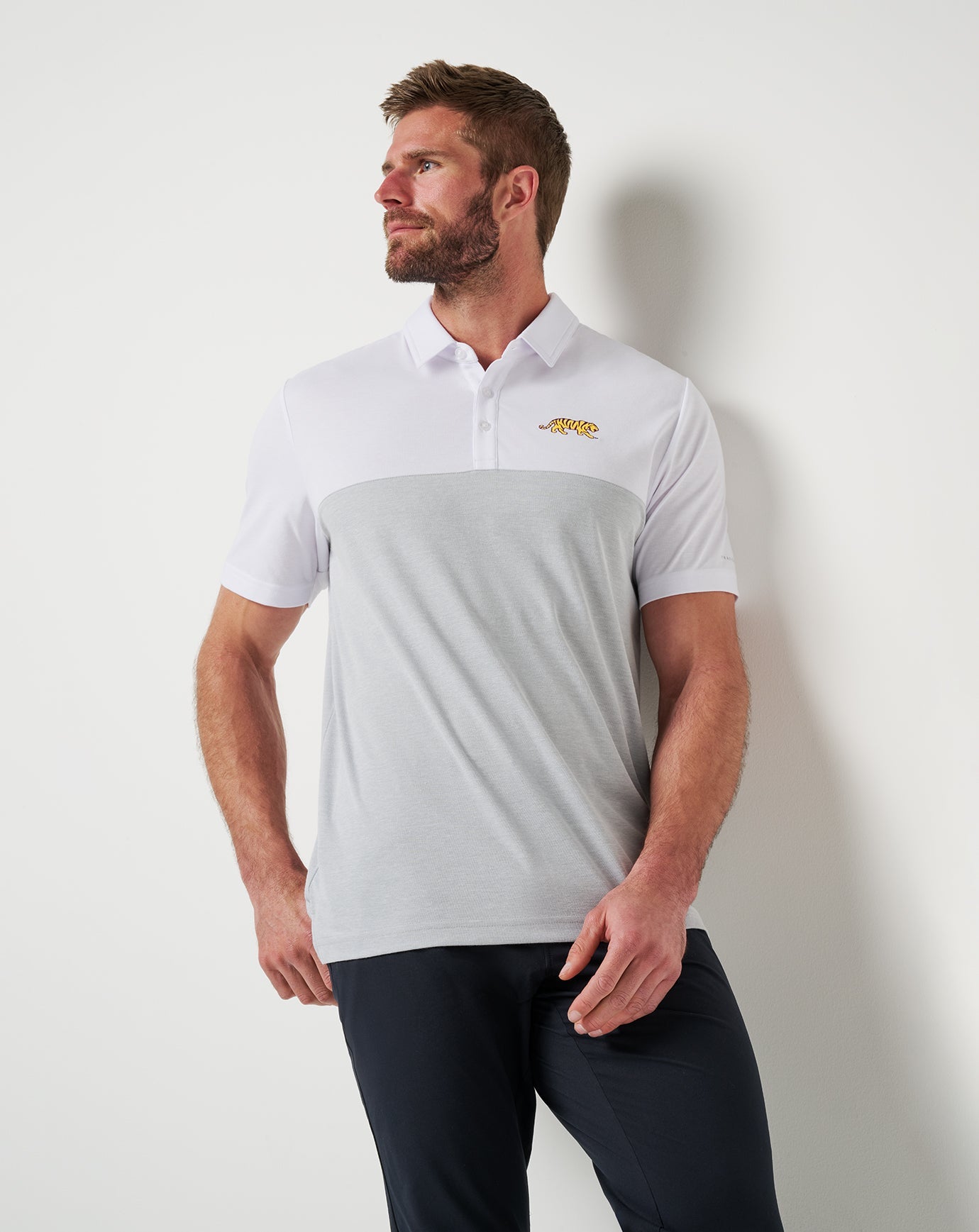 White/Heather Grey Travis Mathew