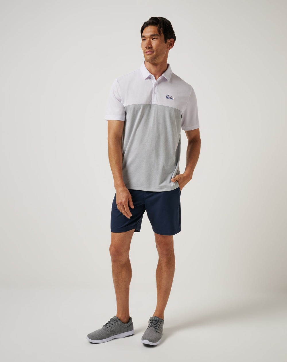 White/Heather Grey Travis Mathew