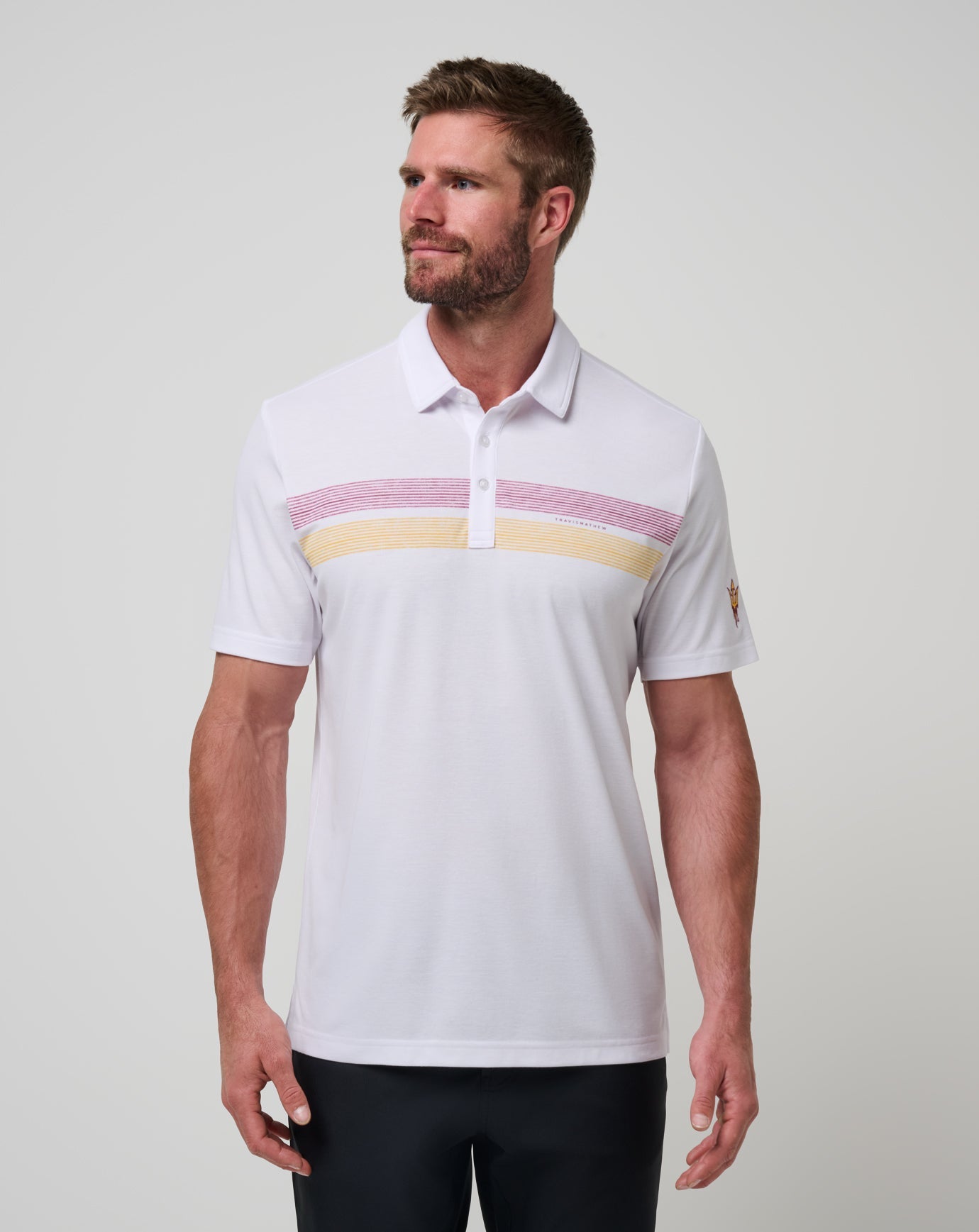 White/Maroon Travis Mathew