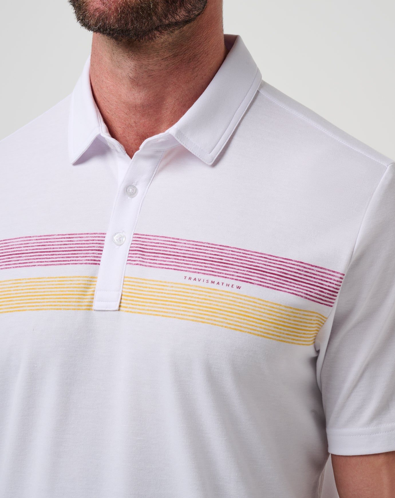 White/Maroon Travis Mathew