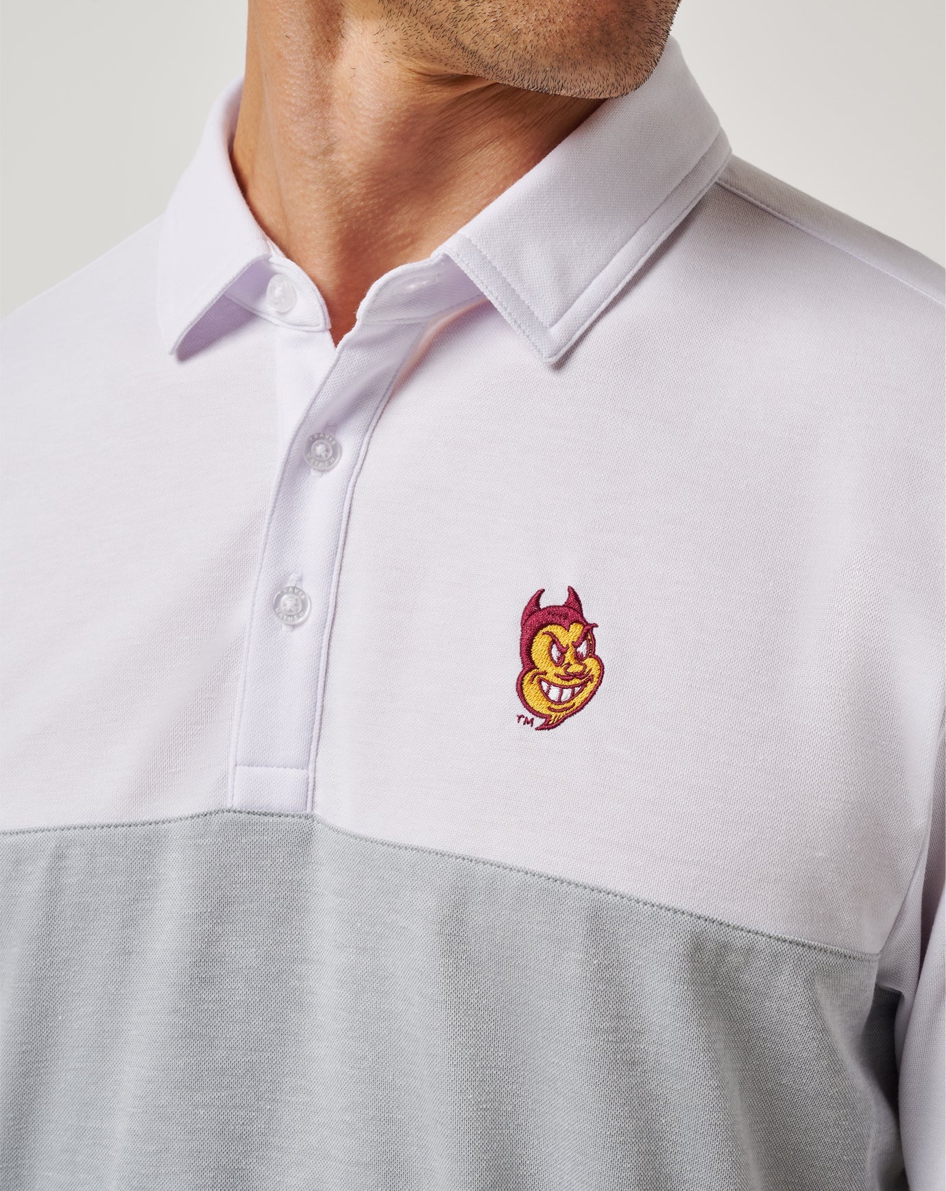 White/Heather Grey Travis Mathew
