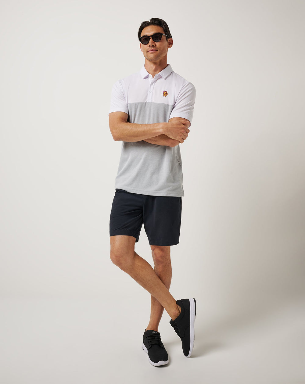 White/Heather Grey Travis Mathew